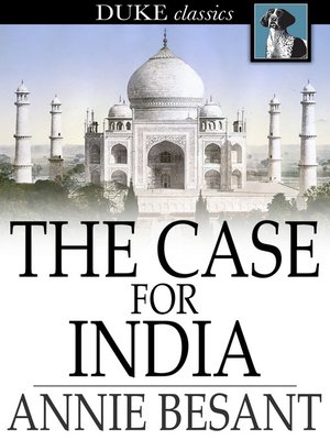cover image of The Case for India